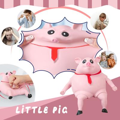 Jouet fantaisie, jouet cochon souple et élastique, jouet de décompression, jouet anti-stress pour enfant et adulte
