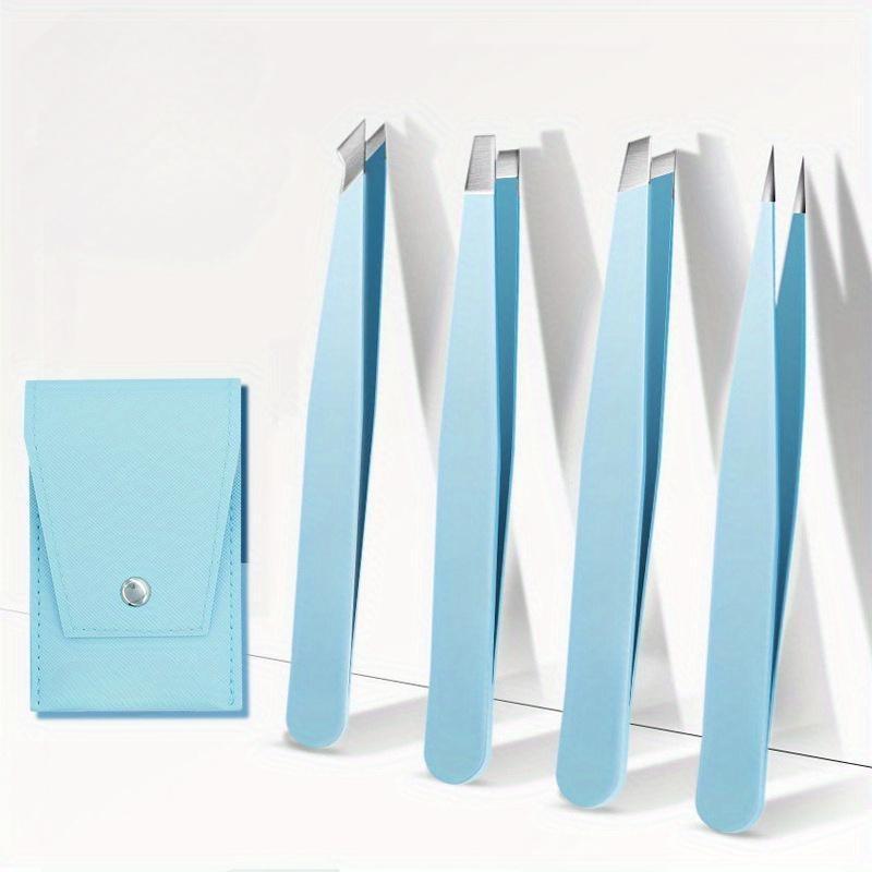 4pcs/1set Stainless Steel Tweezers, Clippers, Plucking and Eyebrow Trimming Beauty Tools, Beauty Tool Set