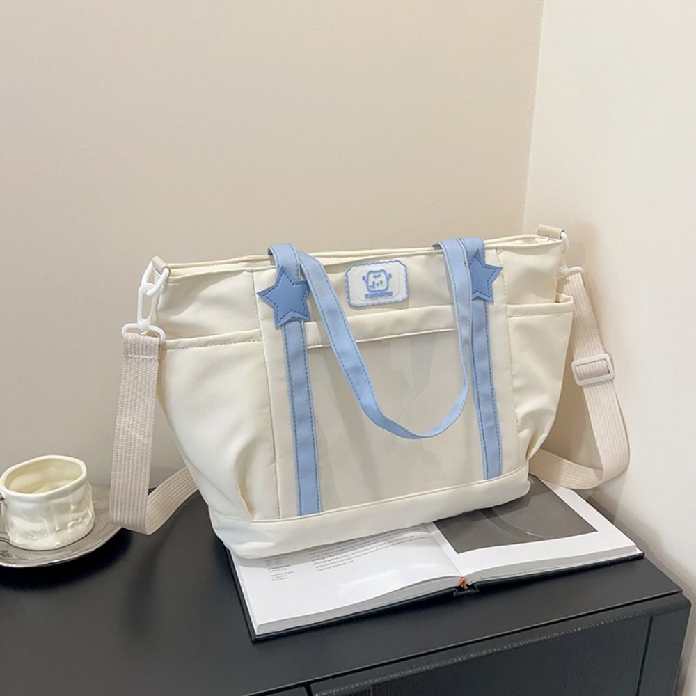 Waterproof Transparent Itabag Nylon School Tote Bag Fashion Messenger Bag  Shoulder Bags