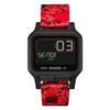 NIXON Heat A1320 - Black/Red - 100M Water Resistant Men's Ultra Thin Digital Sport Watch (38mm Watch Face, 20mm PU/Rubber/Silicone Band)