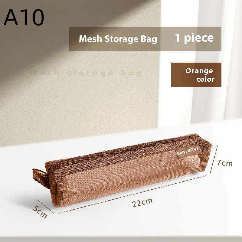 1Pc Portable Mini Zipper Mesh Storage Bag Coin Purse Small Square Mesh Coin Purse Travel Storage Carry Pouch With Zippered
