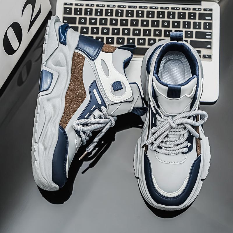 Duży rozmiar męskie buty wersja koreańska moda nowe buty taty modne męskie buty do biegania z siateczki buty sportowe buty codzienne