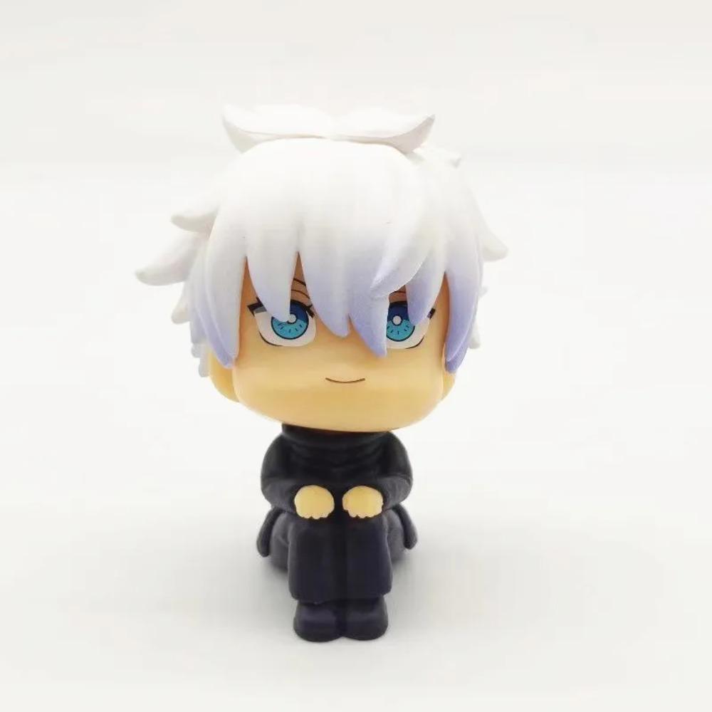 1-10pcsOriginal Jujutsu Kaisen Anime Figure Look Up Kkotsu Yuta Geto Suguru Anime Figure Q Version Cute Model Toys