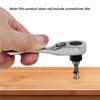 High Torque Mini Ratchet Wrench 6.35mm 1/4Inch Mini Ratchet Screwdriver  Automotive Repair