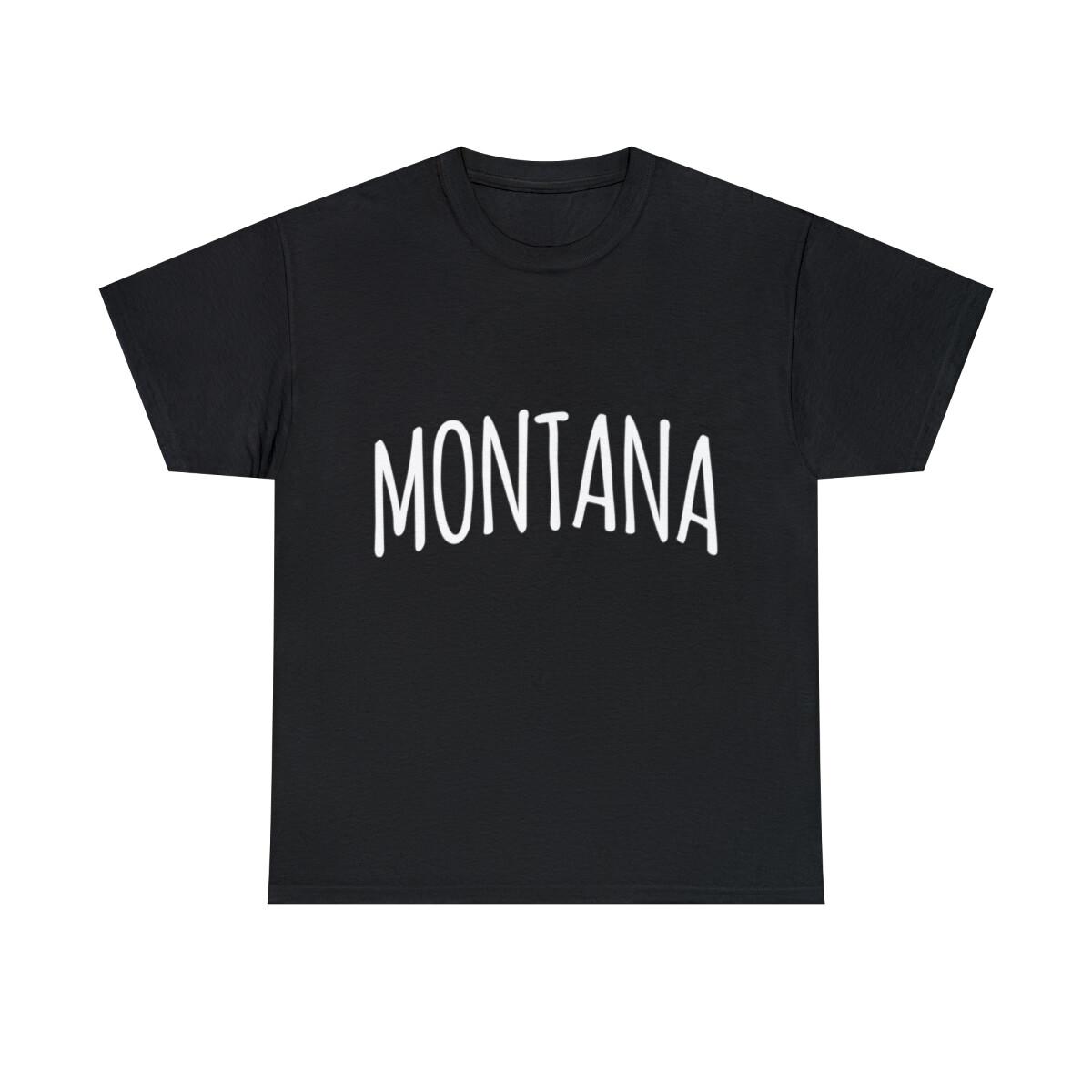 Cute Montana Graphic Tee Shirt, S-5XL XXXL