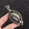 Pyrite Pendant Copper Wire Wrapped Pendant Handmade Pendant Very Pretty Pyrite Jewelry Gemstone Pendant Anniversary Gift Copper Wire Jewelry