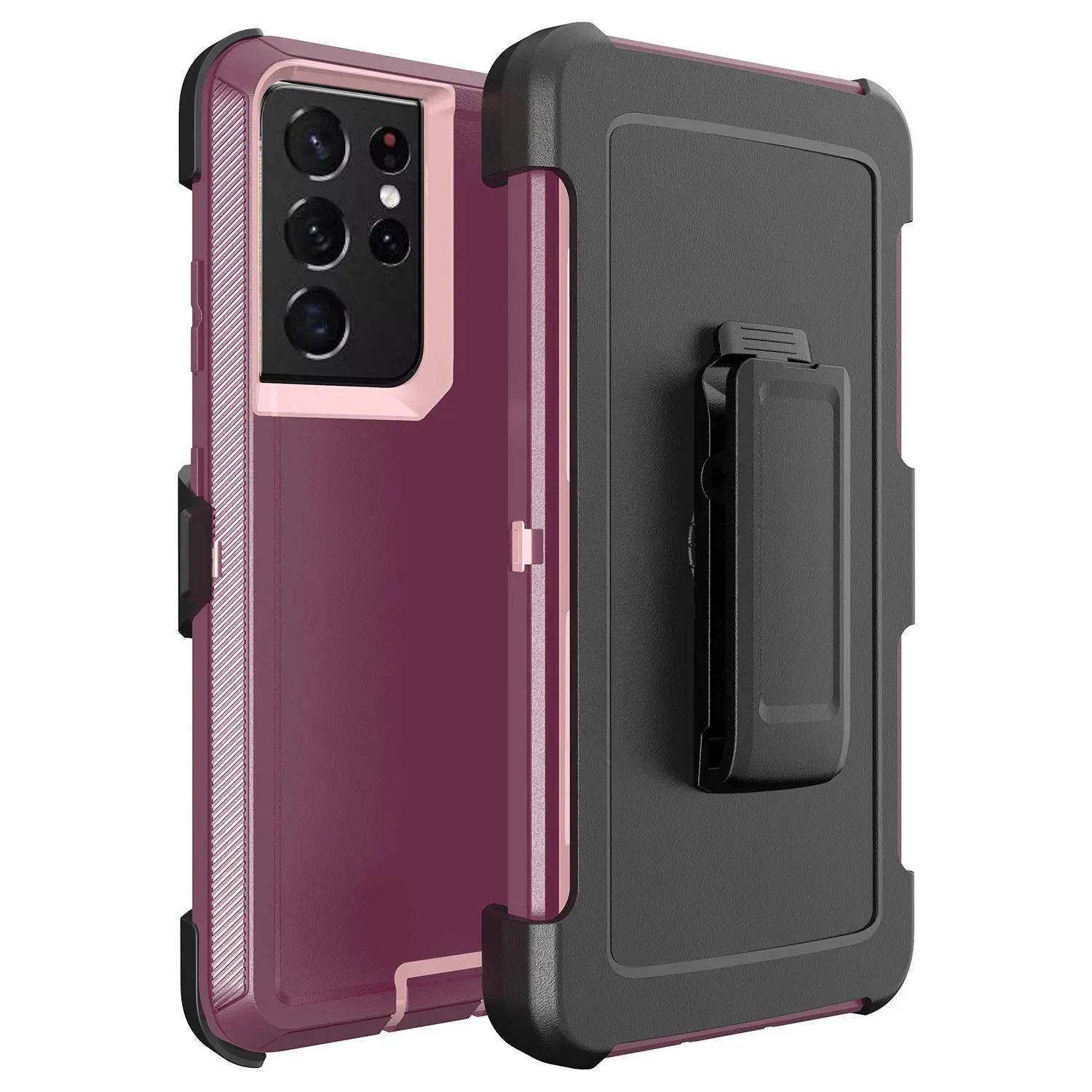 

Hybrid Heavy Duty Armor Case для Samsung A55 35 25 A15 A54 A34 A24 A14 A52 A72 S24 Ultra S22 S23 S21 Fe затискач для ременя Otter Case Box Stand Cover For Samsung S24