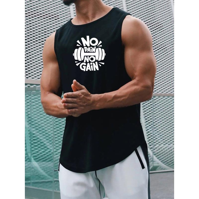 

Solid Color Men s Polyester Sleeveless Vest, Moisture-Wicking Quick-Dry XXL білий