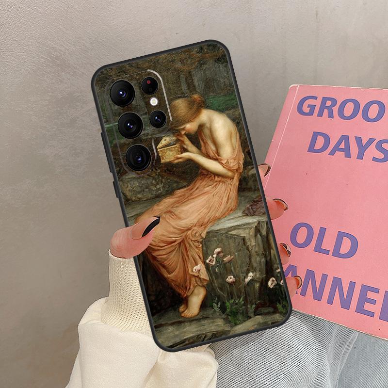 

John William Waterhouse Case For Samsung Galaxy S25 Ultra S20 S21 S22 S23 S24 Ultra S9 S10 Plus S25 FE Cover Coque Galaxy S20Ultra