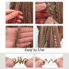 Styling Hair Accessories Dreadlock Hair Jewelry Hip-hop Long Tassel Colored Stone Pendant Sweet DIY Hair Charms