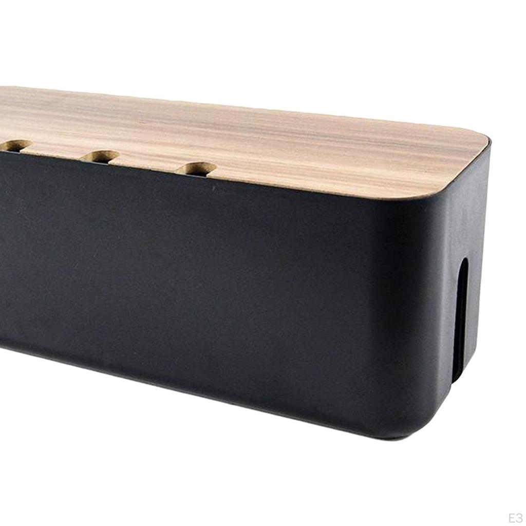 Box, Wire Management Cable Storage Organize Case for Hiding Extension and Electrical