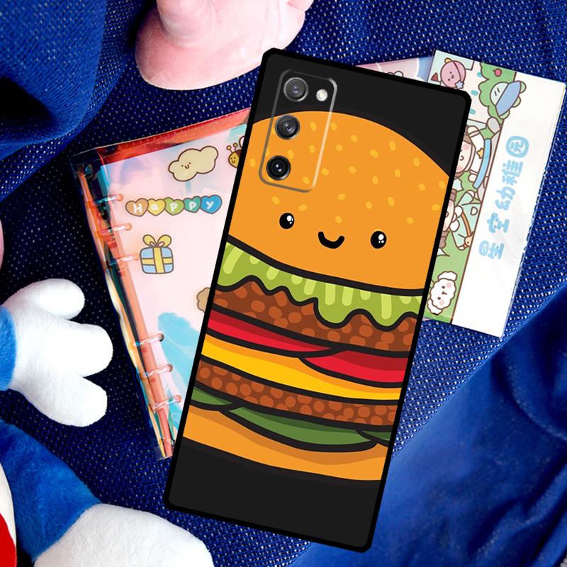 Gourmet Burger Case For Samsung Galaxy S26 Ultra S25 S24 S23 S21 S22 Ultra S10 S20 Plus S25 FE Cover Funda