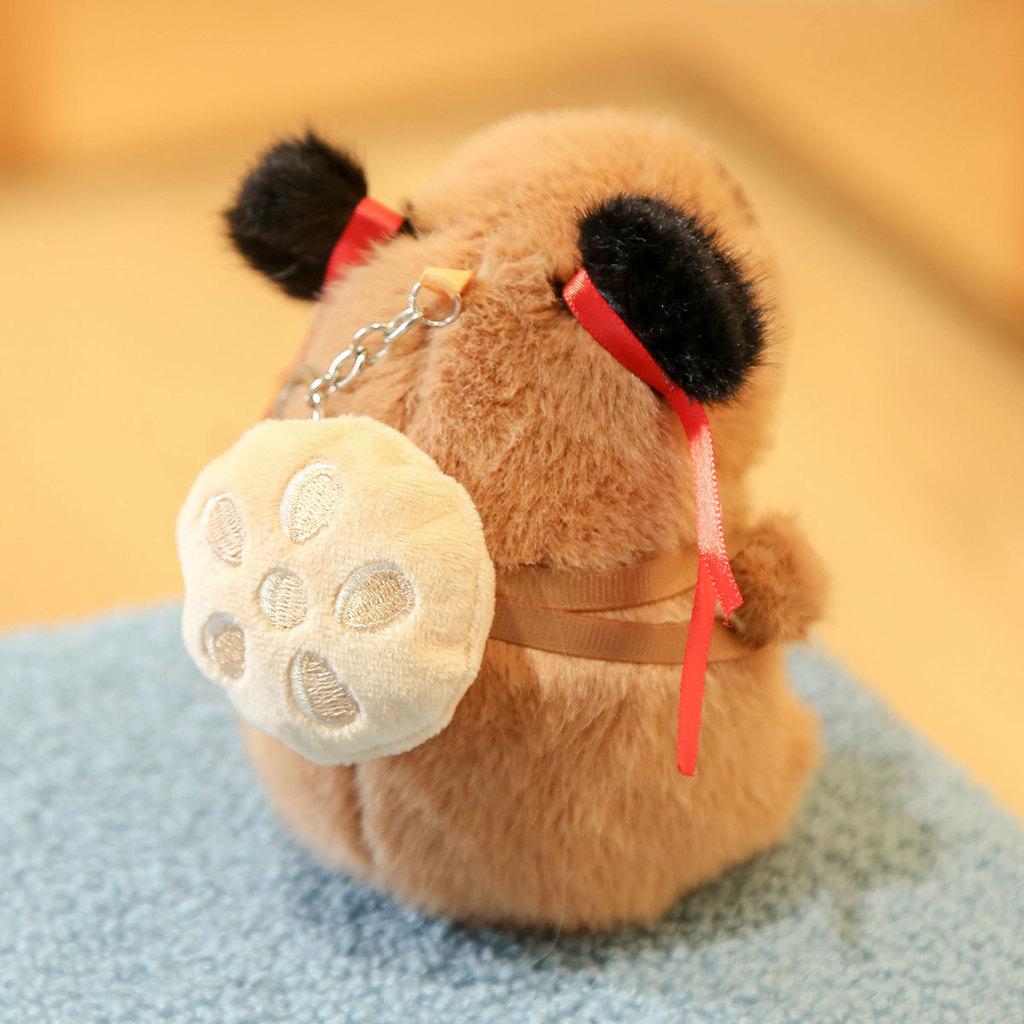 Fire Tortoise Plush Doll Keyring With Short Plush Material For Kids Gift And Accessories