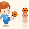 1Pc 3 Colors High-Elastic Indoor Silent Football Pu Foam Practice Ball Comes With A Net Bag For Home Use And Skill Development