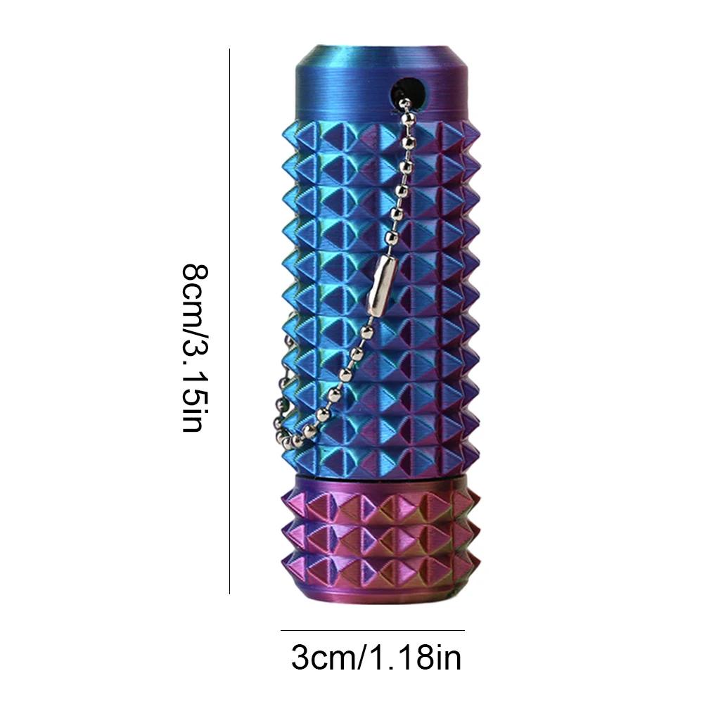 3D Printed Little Spiky Sensory Roller Toys Stress Relief Spiky Stim Tactile Keychain Mini Grippie Fidget Toys Keychain Pendant