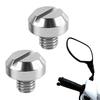 Mirror Hole Cover Cap, Motorcycle Mirror, Mirror Hole Cover, Screws, M8/M10 Universal Bike Mirror