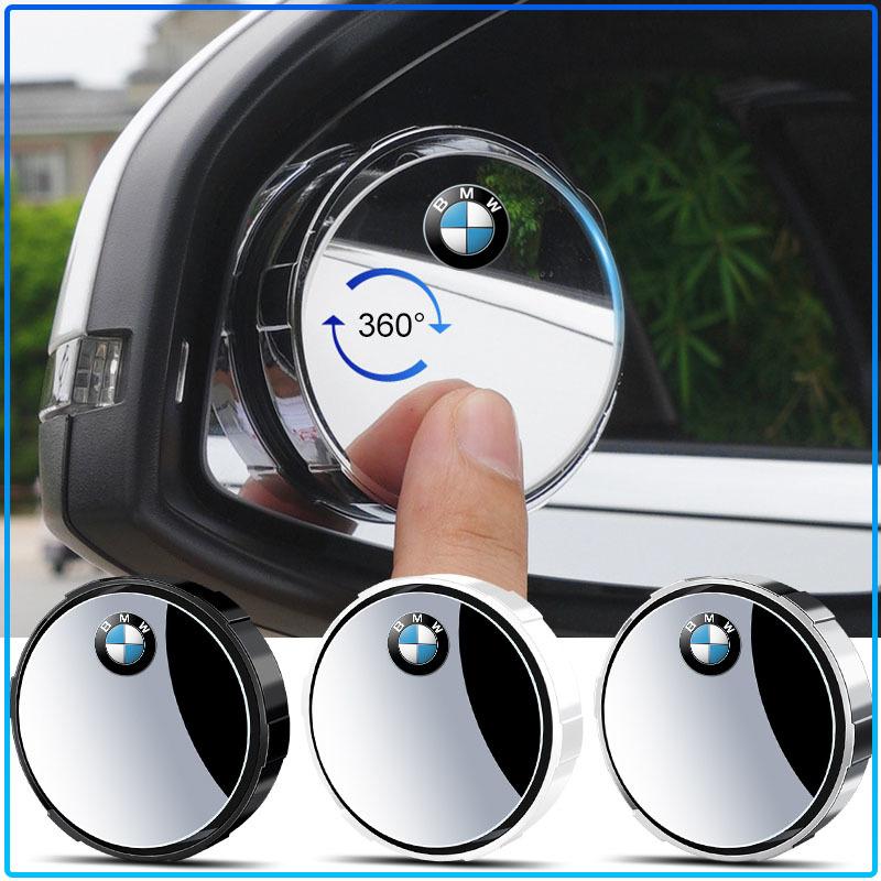 Pro BMW E60 E46 E39 E38 E90 E36 F30 E30 E31 E34 F10 E87 E92 E91 E53 E70 X1 X5 X3 X6 Nastavitelný 360stupňový úhlový odznak zrcátka pro sledování mrtvého úhlu zadního pohledu do auta