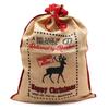 Christmas Jute Gift Sack Delivered By Reindeer