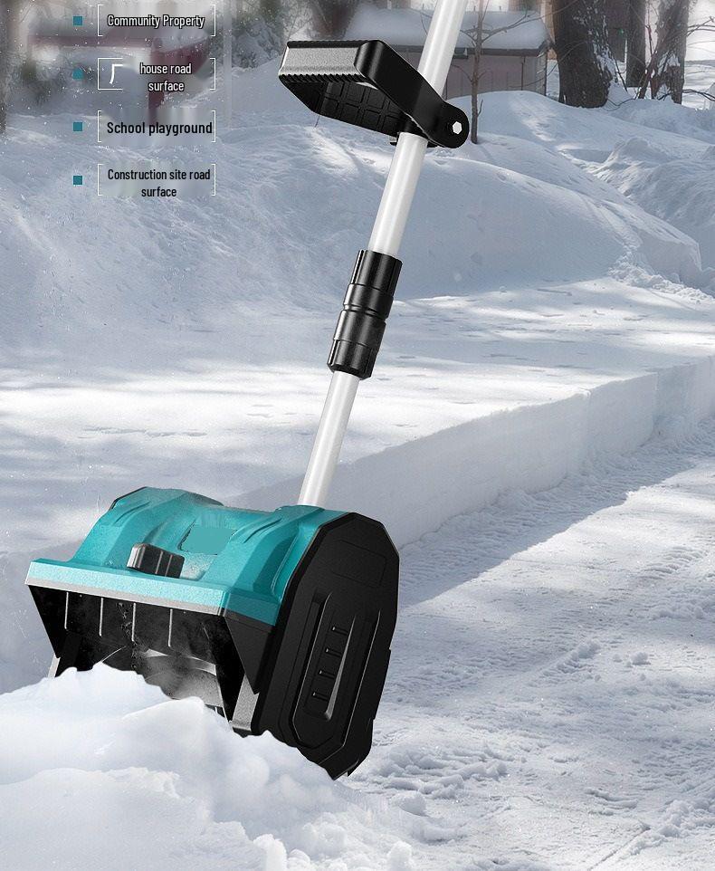 Foldable Handheld Lithium Battery Snow Sweeper - Portable Home Snow Remover