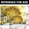 1pc, Honeycomb Sunflower Party Banner Wall Background, Multipurpose Party Banner, One Sunflower Arch and Honey Bee - S