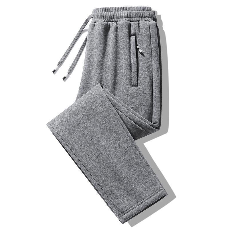Men's Winter Velvet Thickened Extra Thick Long Pants Autumn and Winter Sports Sweatpants Men's Casual Pants