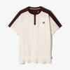 Fila Half Zip Henley Neck ShorT Sleeve T shirT separaTing Unipolyspan