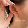 S925 Sterling Silver Mini Heart Stud Earrings - Simple, Cute, Versatile Design for Women