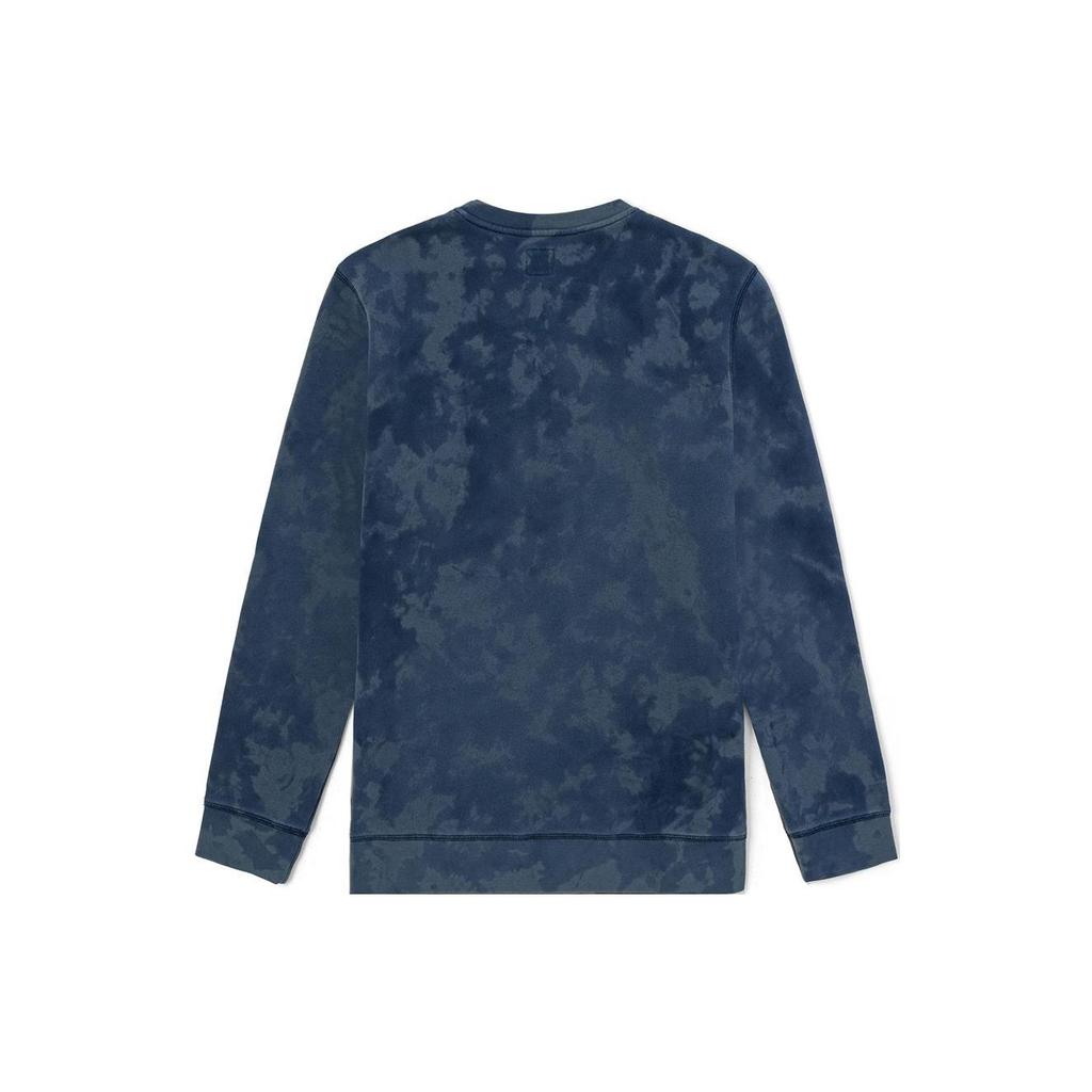 Vans Tie-Dye Printed Crew Neck Long Sleeve Sweatshirt Unisex Sweatshirt Blue VN00062TBNQ