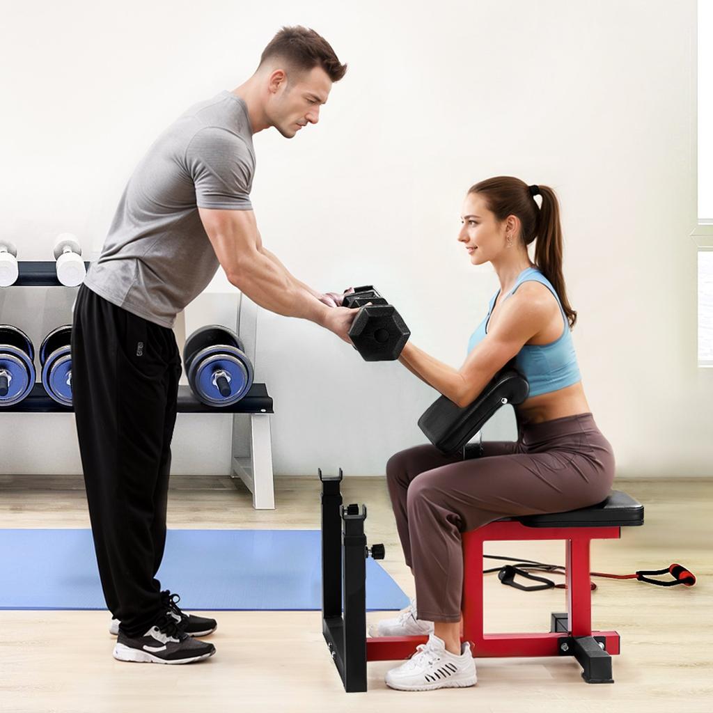 VEVOR Weight Bench with Leg Extension, Strength Training Benches, Max Load 440 LBS Home Gym Bench Fitness Equipment