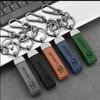 Car Vintage Leather Keychain Zinc Alloy Chain Keyring For F SPORT GS GX IS LS LX CT LC RC LBX NX RX 350h 450h ES UX 300e