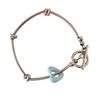 Adjustable Love Beaded Bracelet With Alloy Heart Charm And Eco Friendly Resin Beads For Women Girls Jewelry Gift