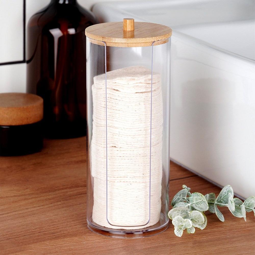 Bathroom Container Organizer for Facial Cosmetic Hygienic Pads