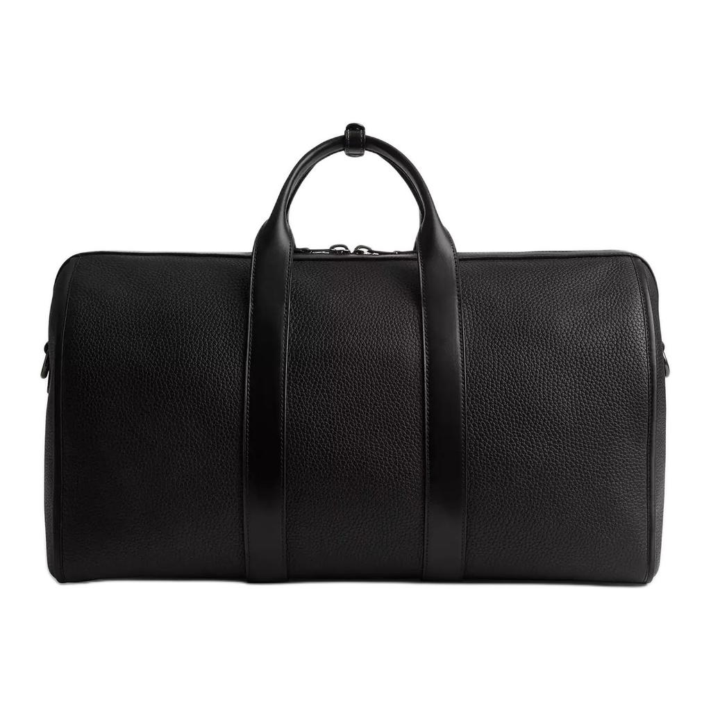 Coach Gotham 45 Zipper Closure Adjustable Shoulder Strap Pebble Leather Tote Shoulder Travel Bag Men Bags CV957-BLKA