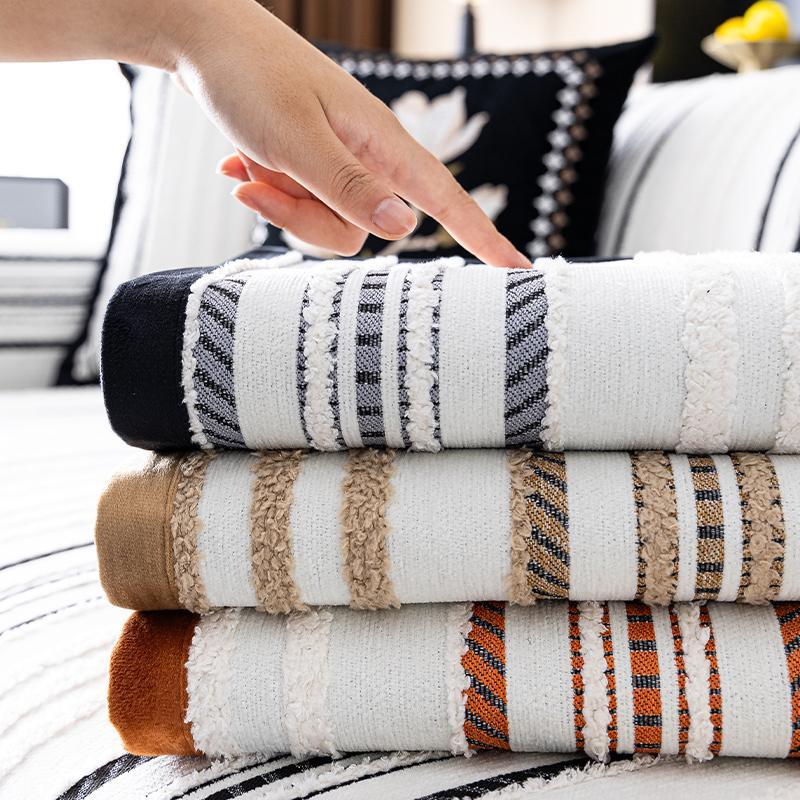 Sofa Cushion Universal In All Seasons, High-end Non-slip Sofa Cover, Simple and Fashionable Straight Leather Sofa Cushion