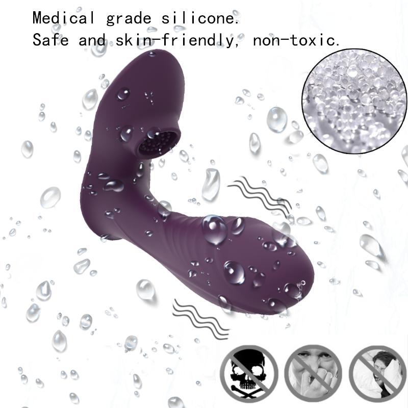 Vaginal Sucking Vibrator Wireless Remote Control G Spot Sucker Oral Sex Clitoral Stimulator Dildo Massager For Women Sex Toys