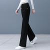 Solid Drawstring Straight Leg Sweatpants Casual High Waist Loose Pants Women's Clothing