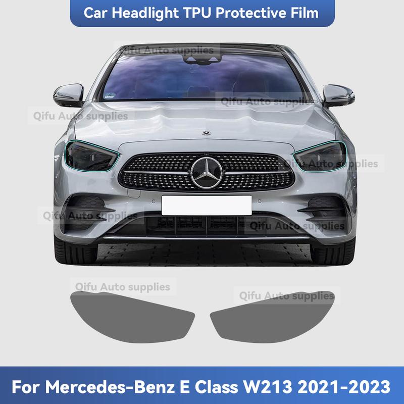 For Mercedes Benz Clase E W213 - TPU Headlight Anti-Scratch Transparent Modification Color Changing Protective Film