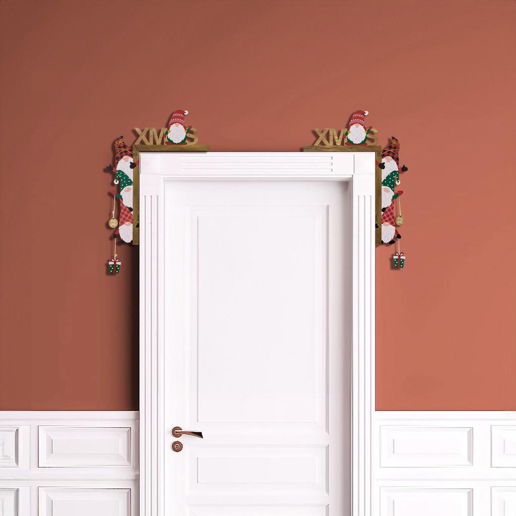 Creative Christmas Door Frame Hanging Decor For Festive Home Atmosphere Design