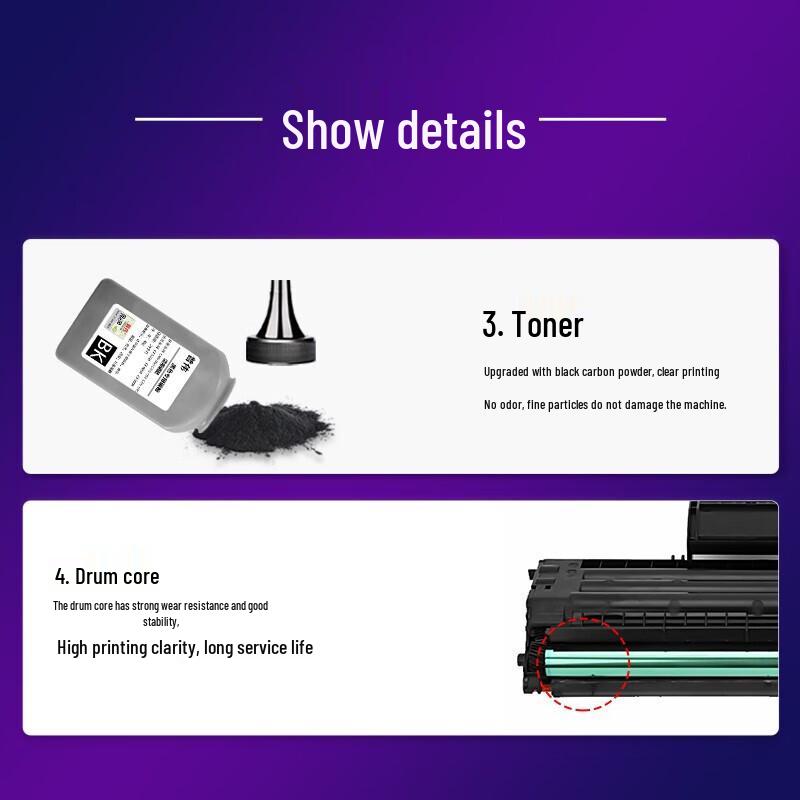 Puwei SML-C1130/C1145 Compatible 4-Color Toner Cartridge Set