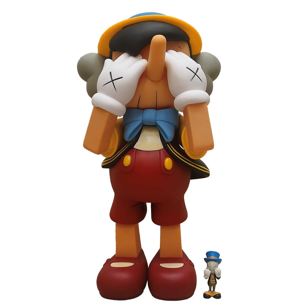 Kaws Semi-Dissected Bear Figure Ornament - Trendy Decorative Toy for Living Room Collection Gift