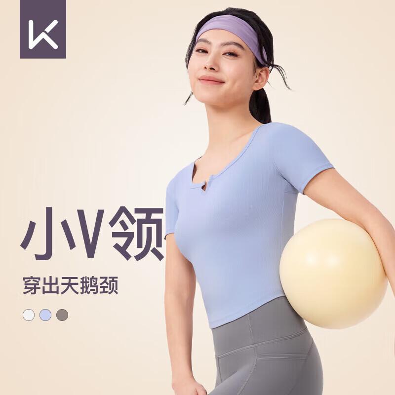Keep Women s Slim-Fit Short-Sleeve Yoga T-Shirt L