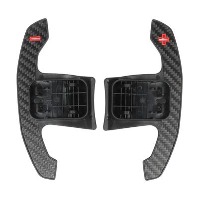 2PCS Steering Wheel Shift Paddle Left Right Matte Dry Carbon Fiber Paddle Shifter Extensions for F