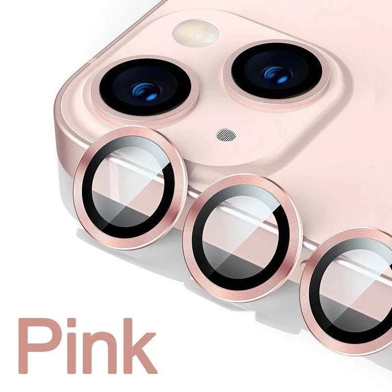 2-3Pcs Camera Lens Protector For IPhone 12 13 14 15 Pro Max 13 Mini Metal Ring Protector Glass Camera Lens For IPhone 14 Pro Max
