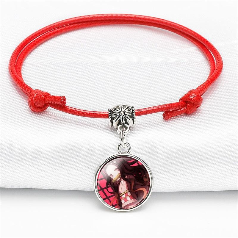 Anime Time Gem Bracelet Adjustable Woven Wristband Classic Series Themed Accessory