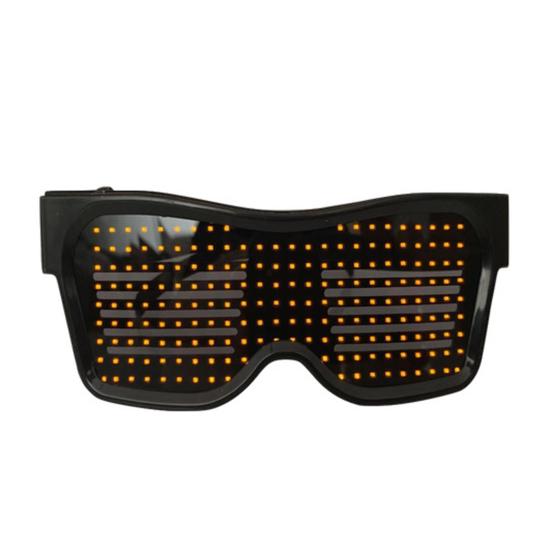 Electronic Bluetooth-compatible Luminous Glasses with LED Light Birthday Party Club Props