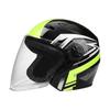 Unisex Flip-Up Motorcycle Helmet, All-Season, Personalized Half Helmet for Couples