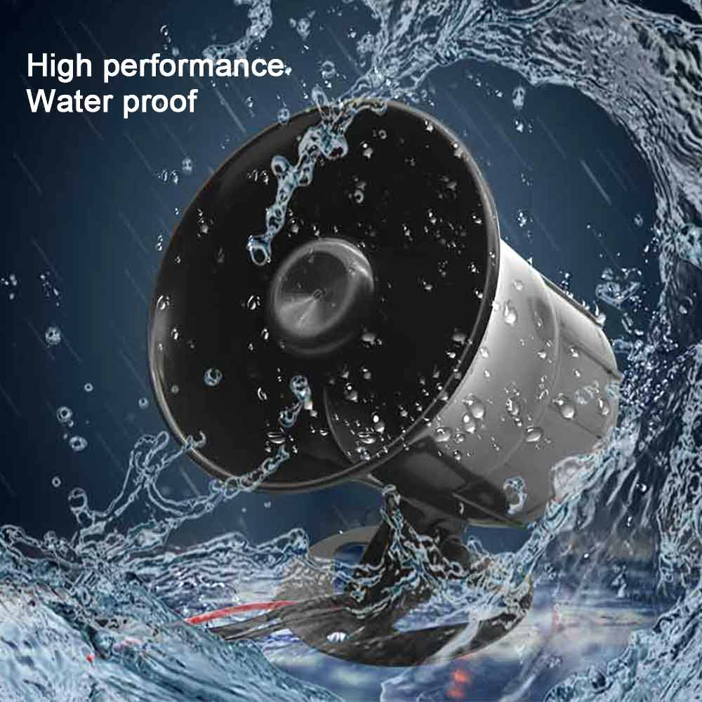 Universal Motorcycle Horn 12V 20W 3 Tone Sound Super Loud Horns for Trucks Vehicle 115db Waterproof Electric Alarm Kit Horn 1pcs