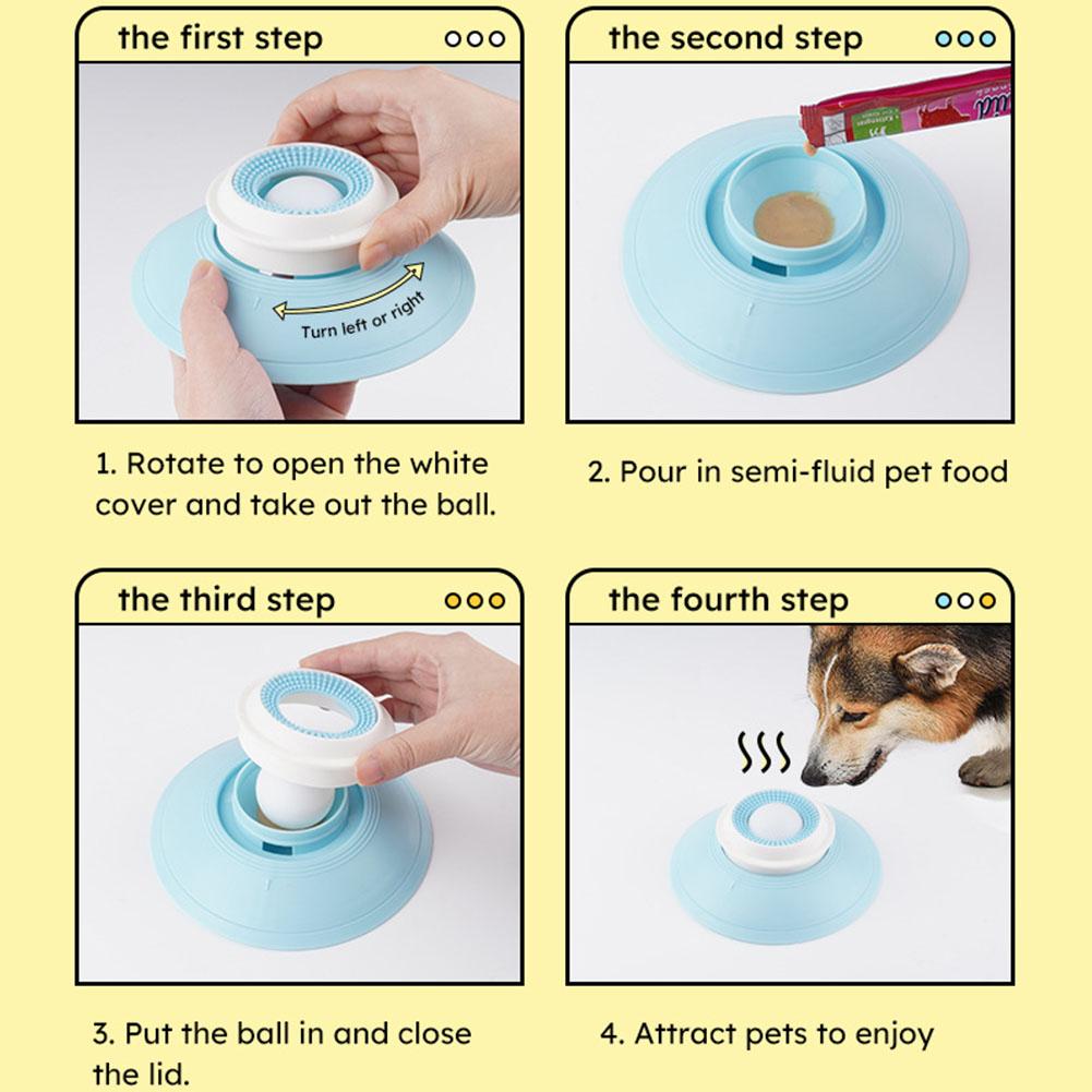 Dogs Interactive Dog Toys Lick Toys Slow Feeder Food Dispenser For Puppy Training Enrichment Cat Feeding Crate Accessories