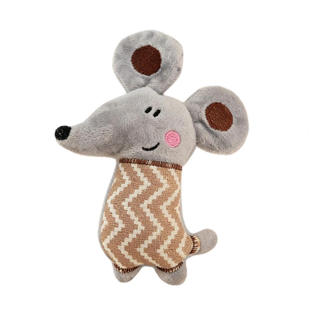Hot Cat Interactive Toys Mouse Pat Bird Dog Cats Squeaky Plush Toy Pet