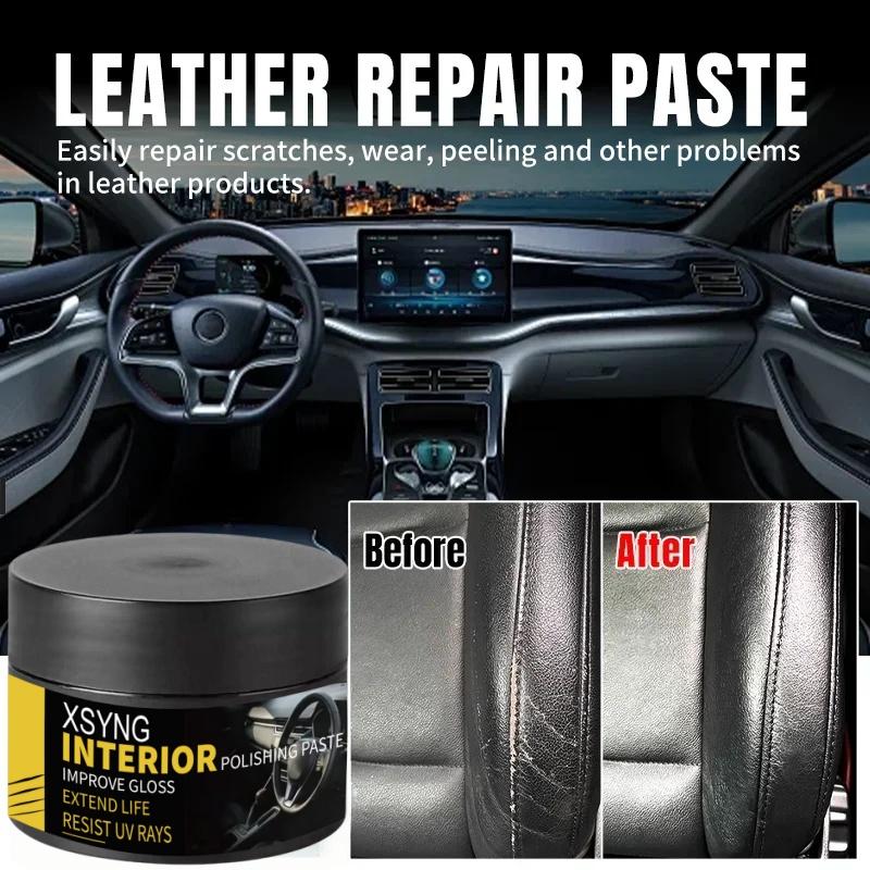 Leather Repair Paste, for Steering Wheel Restoration, Anti-aging, Scratch Repair, Car Interior Conditioning, Plastic Oxidation